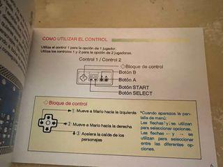 Manual Mario y Yoshi NES