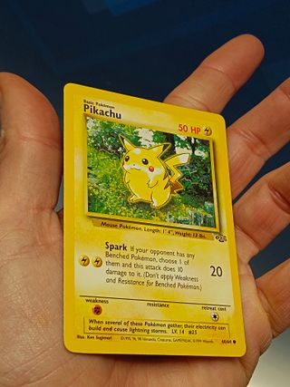 carta pokemon Pikachu (BS 58) Base Set - 40 PI