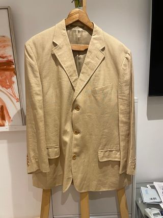 Chaqueta hombre lino