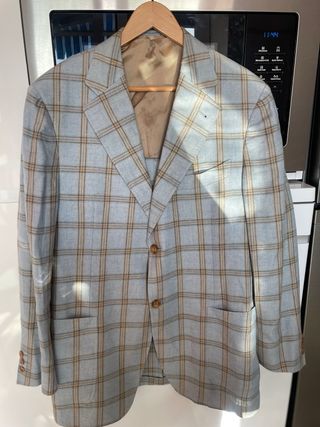 Chaqueta hombre lino