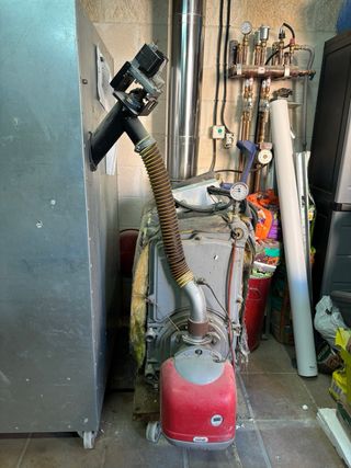 Caldera de Pellets con Depósito