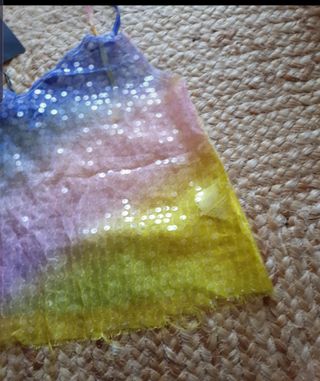 Top lentejuelas mujer