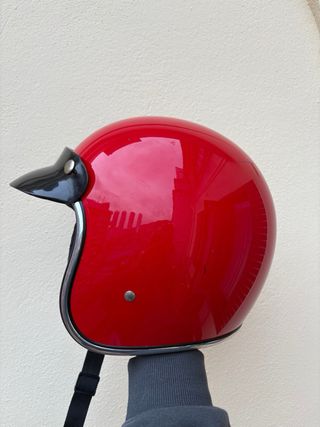 Casco moto Bitwell Bonanza rojo