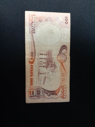Billete 100 Pesos Oro Colombia