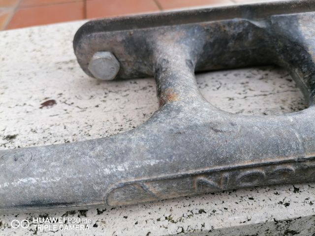 Bitta in metallo per barca