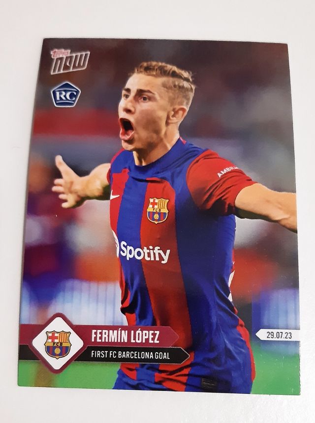 Carta Fermín López Topps Now RC