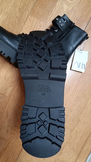Botas Zara negras sin estrenar número 37