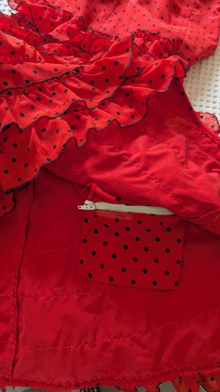 Traje de flamenca niña talla 8