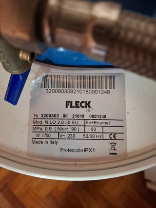 Termo Eléctrico Fleck Nilo 50L