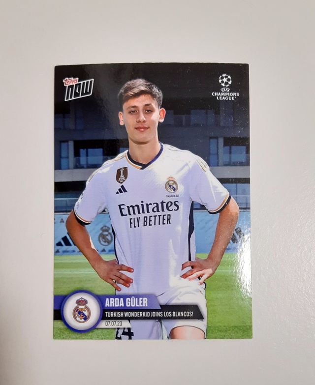 Carta Arda Güler Topps Now