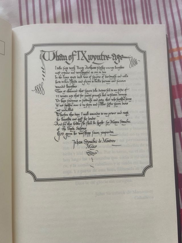 LOS HECHOS DEL REY ARTURO Y SUS NOBLES CABALLEROS