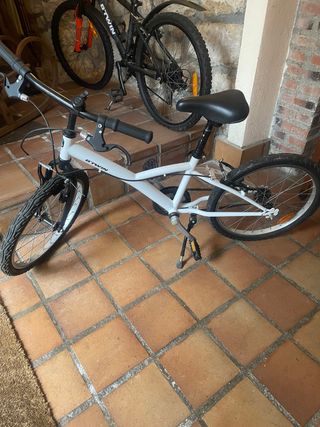 Bicicleta infantil BTWIN 16" blanca