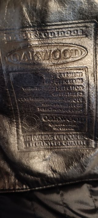 Chaqueta Piel Negra Hombre