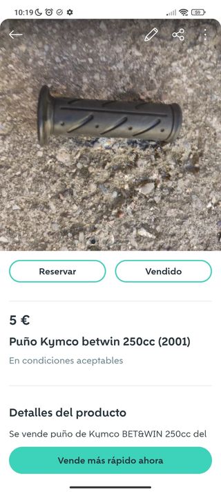 Lote piezas Kymco betwin 250cc (2001)