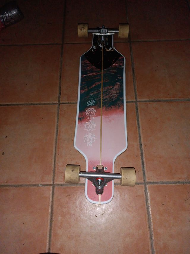 Longboard Decathlon tabla rota - Ruedas Nuevas