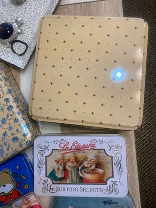 Lote Cajas Metálicas Vintage