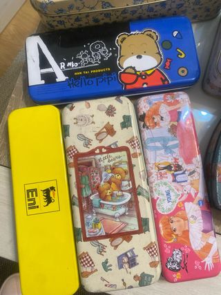 Lote Cajas Metálicas Vintage