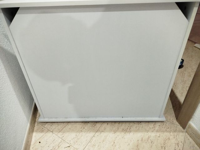 Mueble blanco para acuario BOYU