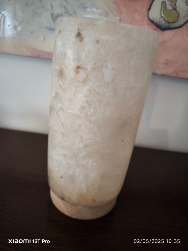 Lámpara de alabastro mesita 