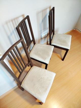 Pack 3 sillas comedor Ikea