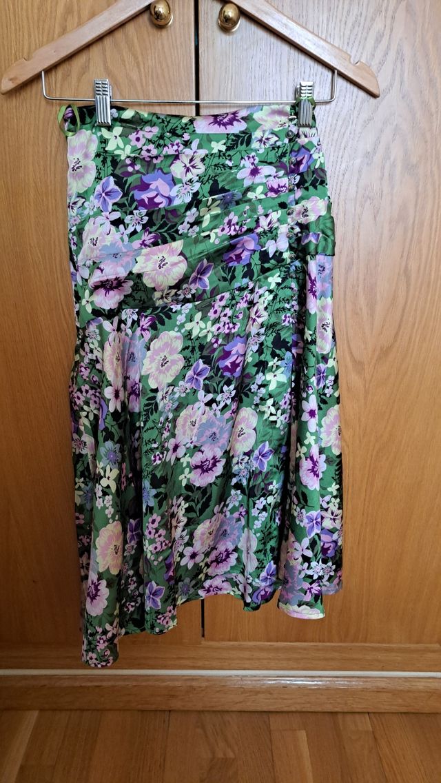 Falda estampada talla S