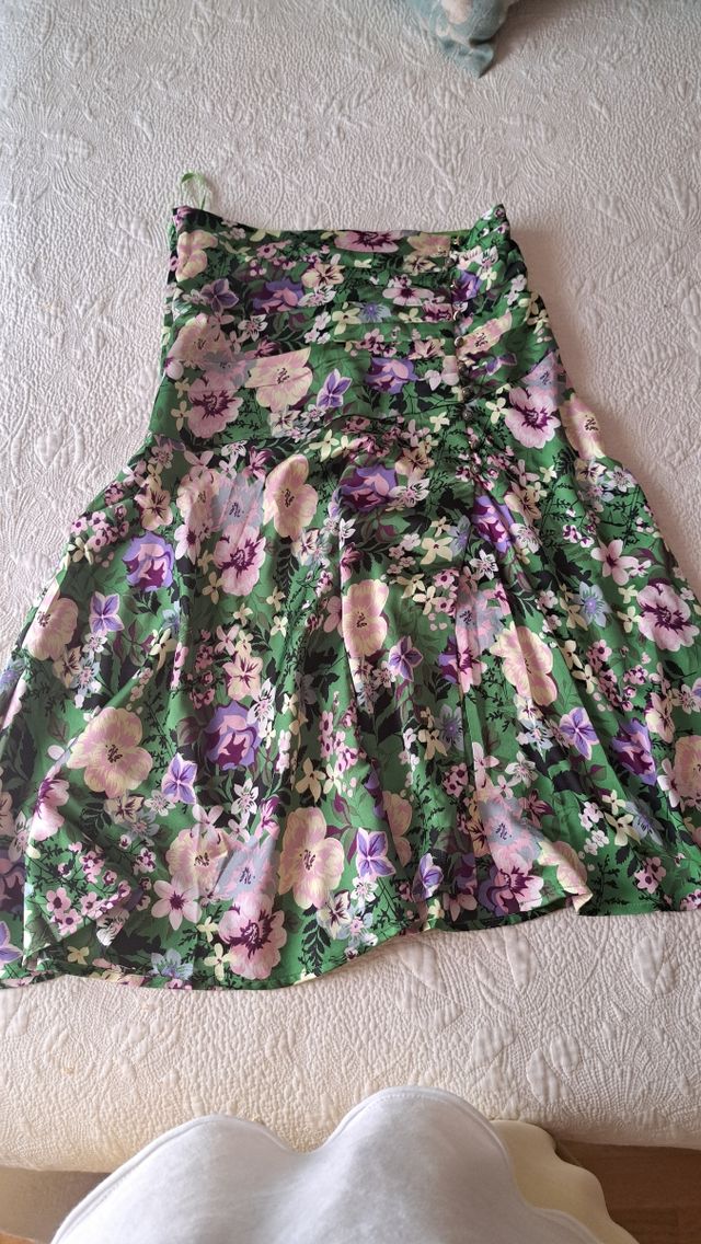 Falda estampada talla S