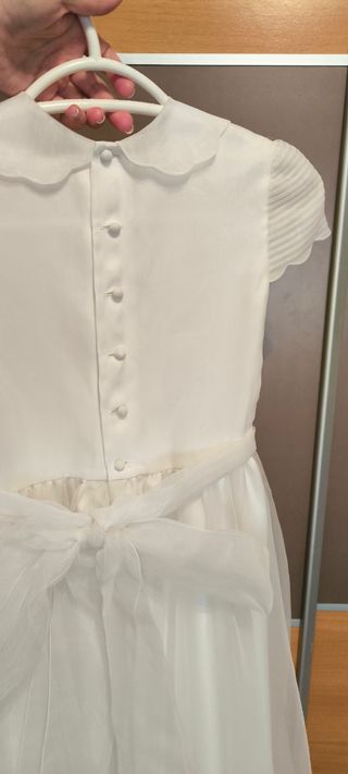 Vestido comunión niña blanco 