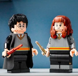 Lego grande 26'5 cm alt. - Harry Potter & Hermione