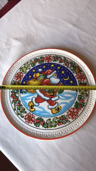 Piatto da portata natalizio