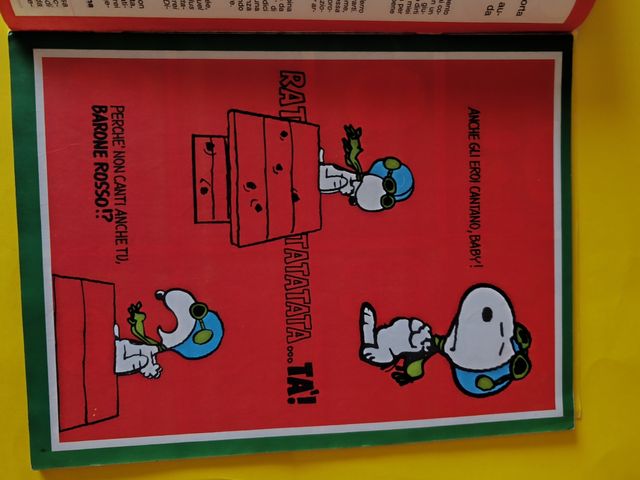 Snoopy rivista Natale 1986
