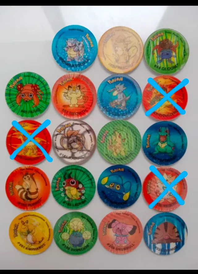 Lote Tazos Pokemon holográficos