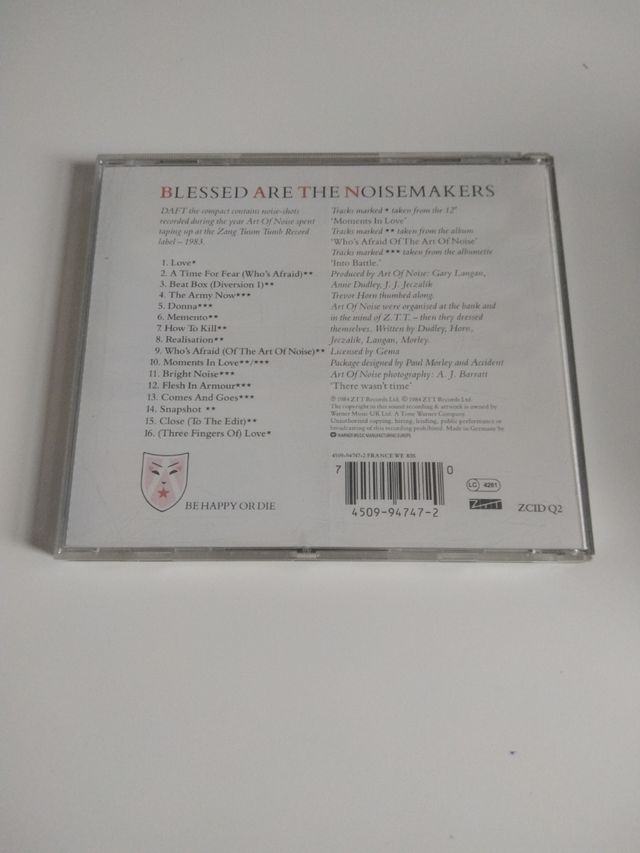 CD Art Of Noise "Daft" - Electrónico