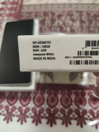 Samsung Galaxy A53 5G Blanco  6Gb Ram 128gb