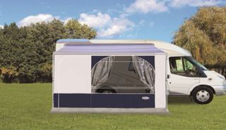 Toldo y cerramiento toldo para caravana o autocaravana