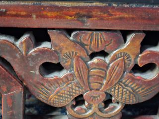 Gabinete Chino Antiguo Auténtico Qing