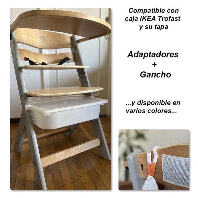 Combo adaptadores  gancho para trona Kinderkraft
