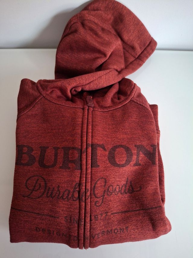Sudadera niño Burton granate