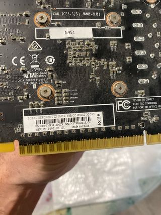 Tarjeta gráfica Zotac 1050 Ti
