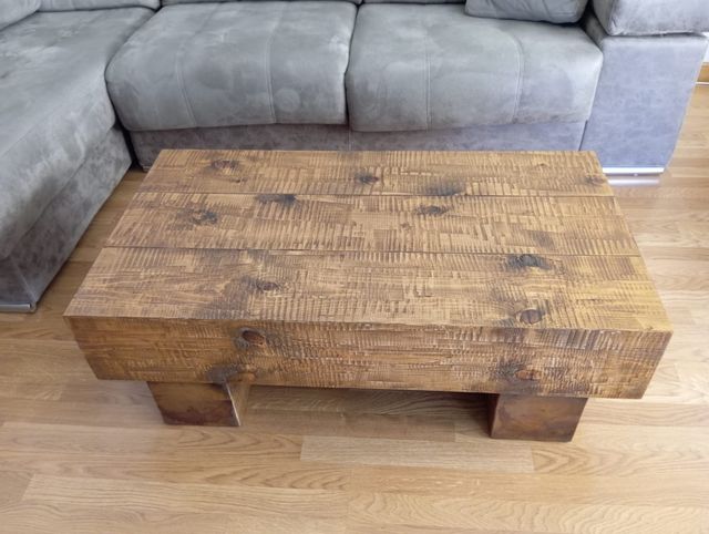 Centro in legno e metallo Mesa