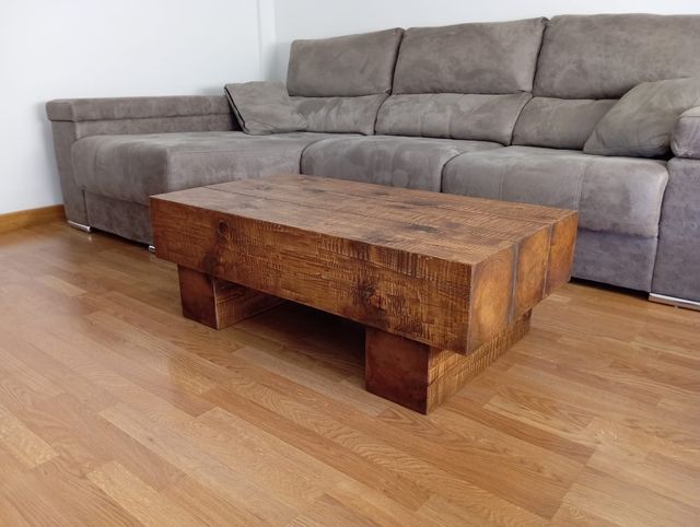 Centro in legno e metallo Mesa