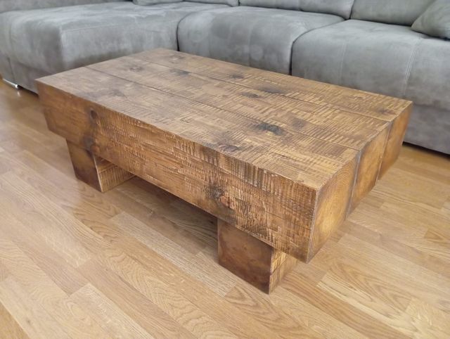 Centro in legno e metallo Mesa