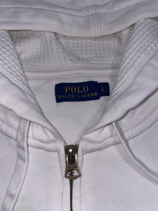Polo ralph Lauren white sweatshirt sudad
