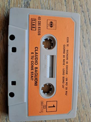 Cassetta Claudio Baglioni - E tu come stai?