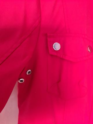 Chaqueta Zara roja mujer