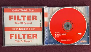 Filter – Title Of Record CD