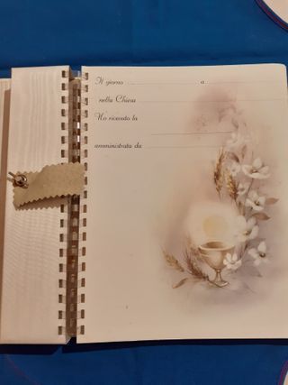 Album x fotografie con velina e carillon