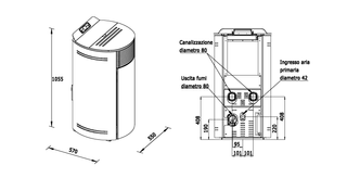 Estufa Pellet GH Jessica Air