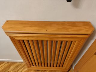 Radiador de hierro (10 elementos) + cubreradiador