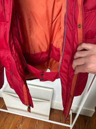 Chaqueta acolchada Tommy Hilfiger roja - PLUMAS -