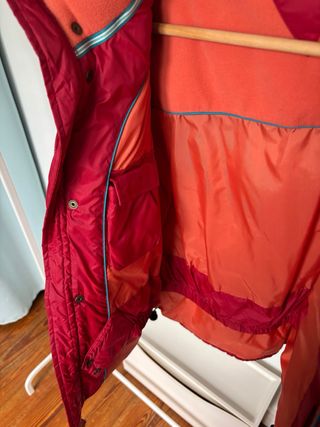 Chaqueta acolchada Tommy Hilfiger roja - PLUMAS -
